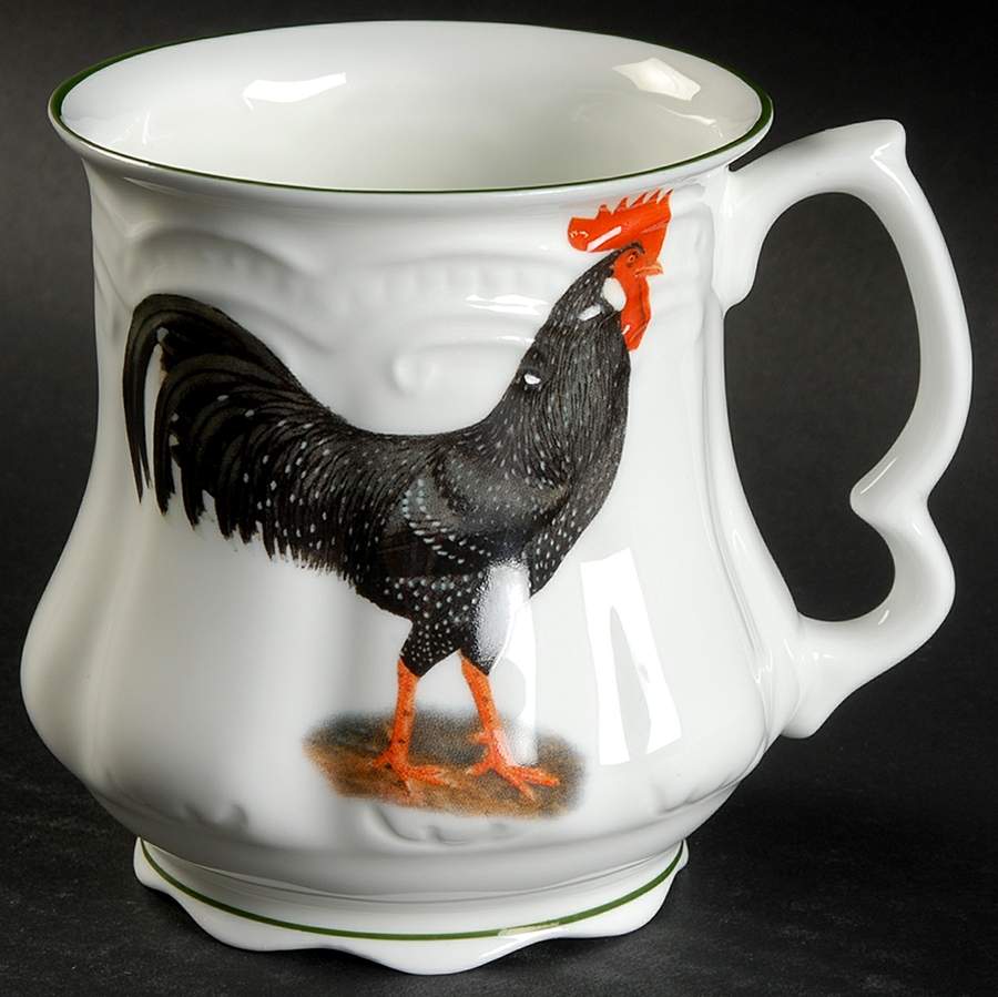 Rooster Mug by David Michael China-1