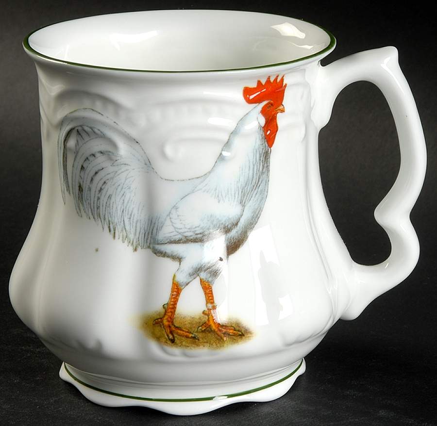 Rooster Mug by David Michael China-1