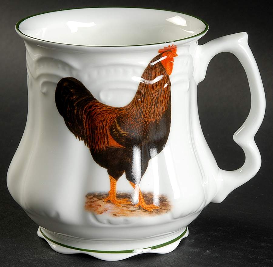 Rooster Mug by David Michael China-1