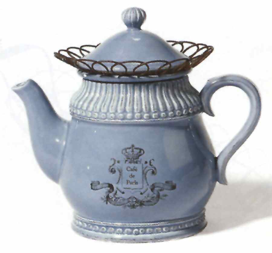 Cafe de Paris Teapot & Lid by Department 56-1