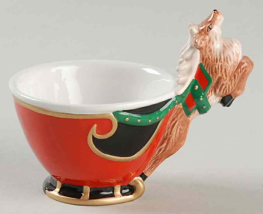Jolly St. Nick Figural Tea Cup by Department 56-1