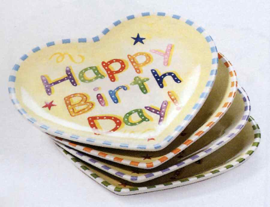 Celebrate the Day Dessert/Pie Plate by Department 56-1