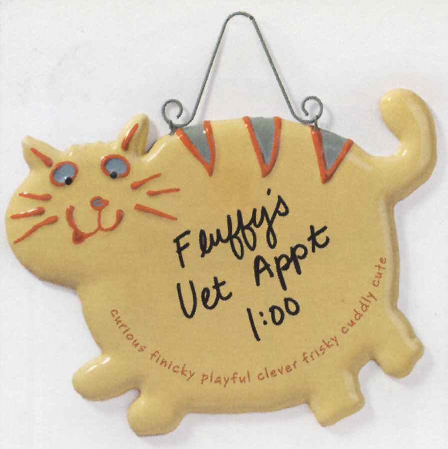 Petclub Cat Shape Sign by Department 56-1