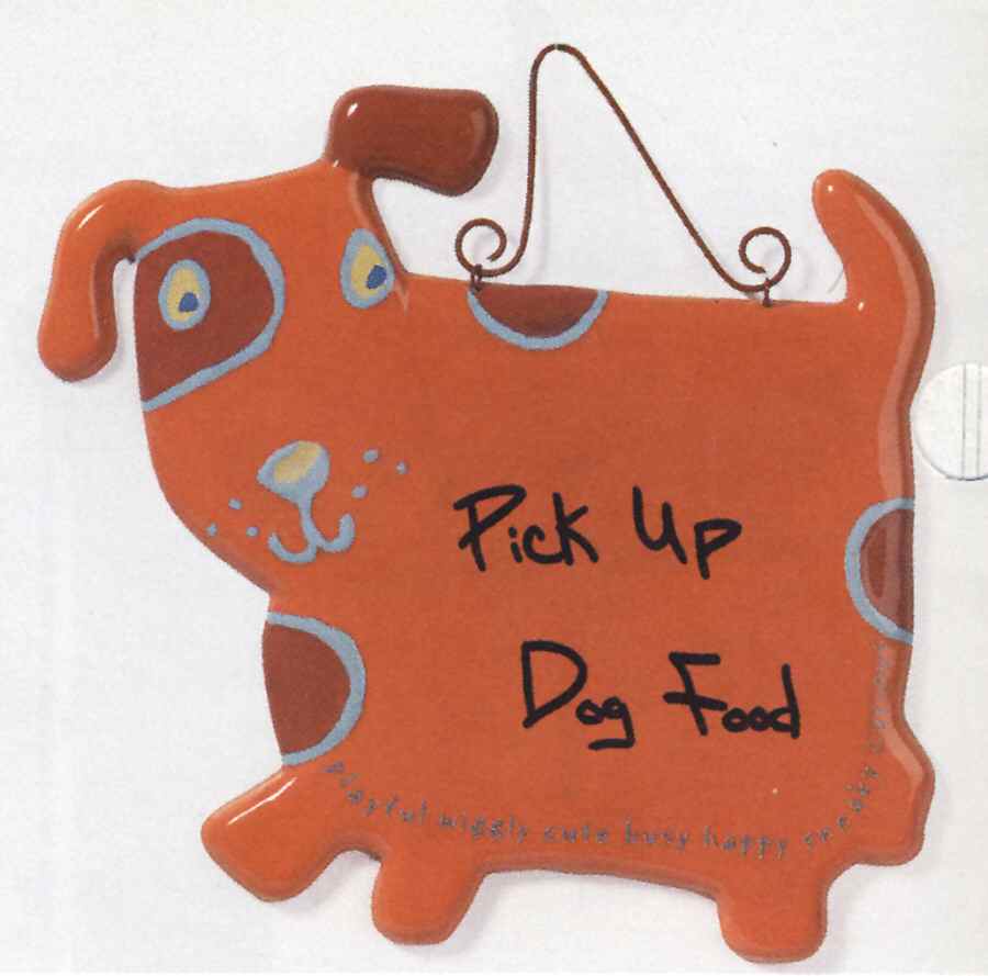 Petclub Dog Shape Sign by Department 56-1