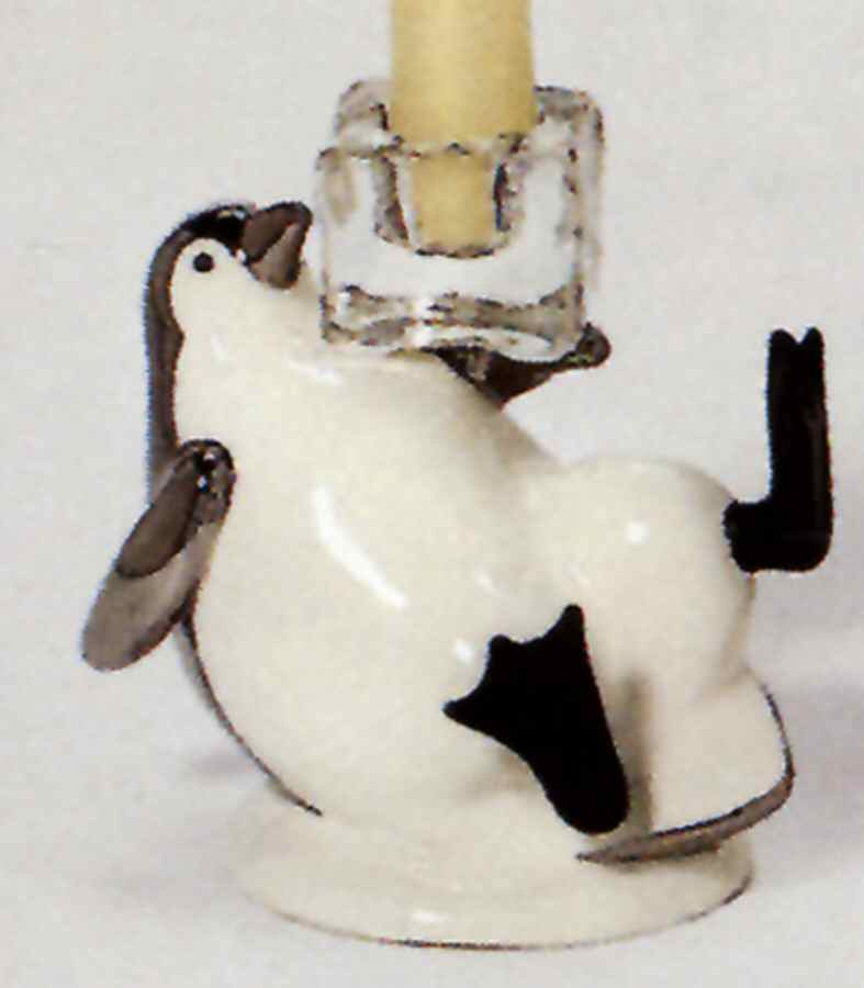 Ribbons & Ice 6" Candlestick by Department 56-1