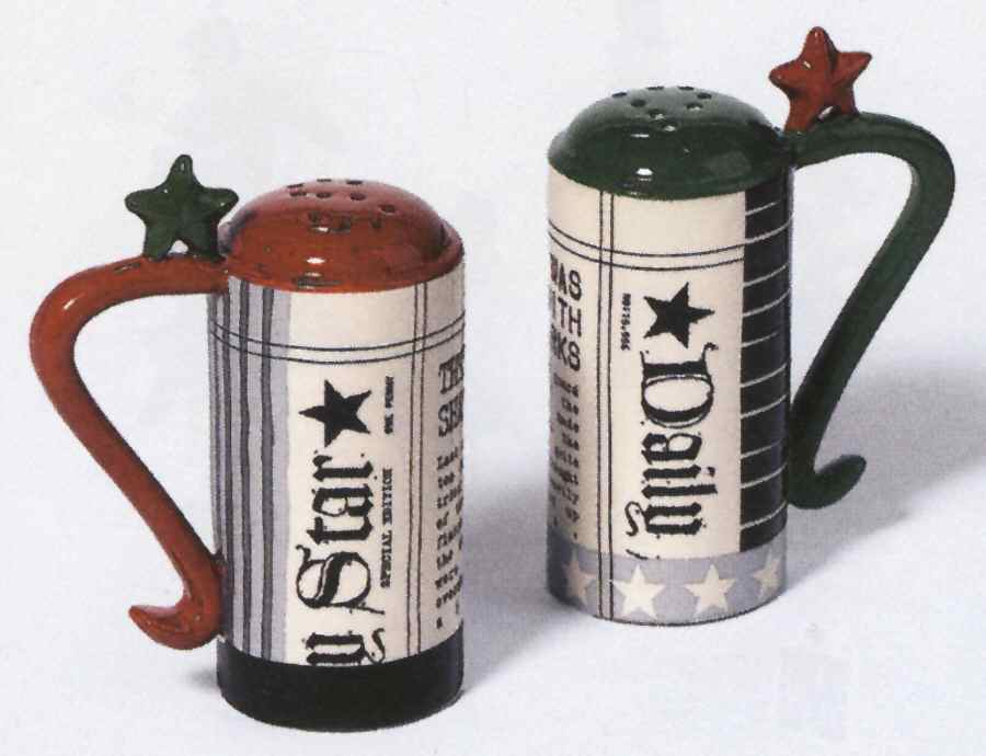The Daily Star Stove Top Salt & Pepper Set by Department 56-1