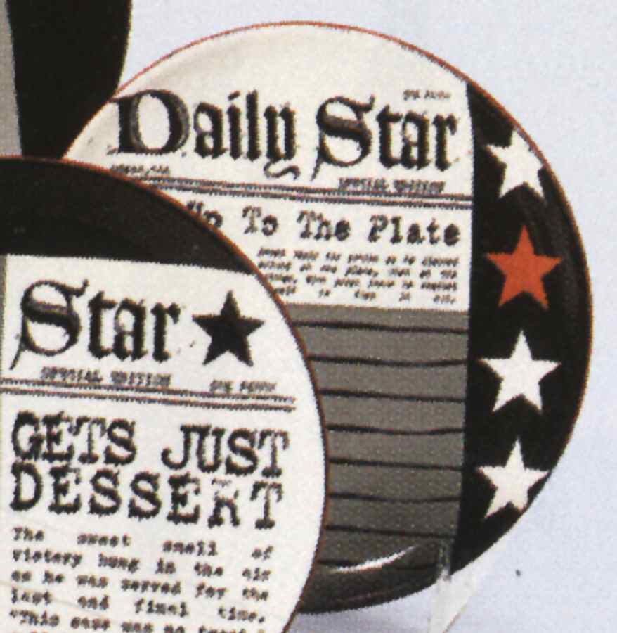 The Daily Star Appetizer Plate by Department 56-1