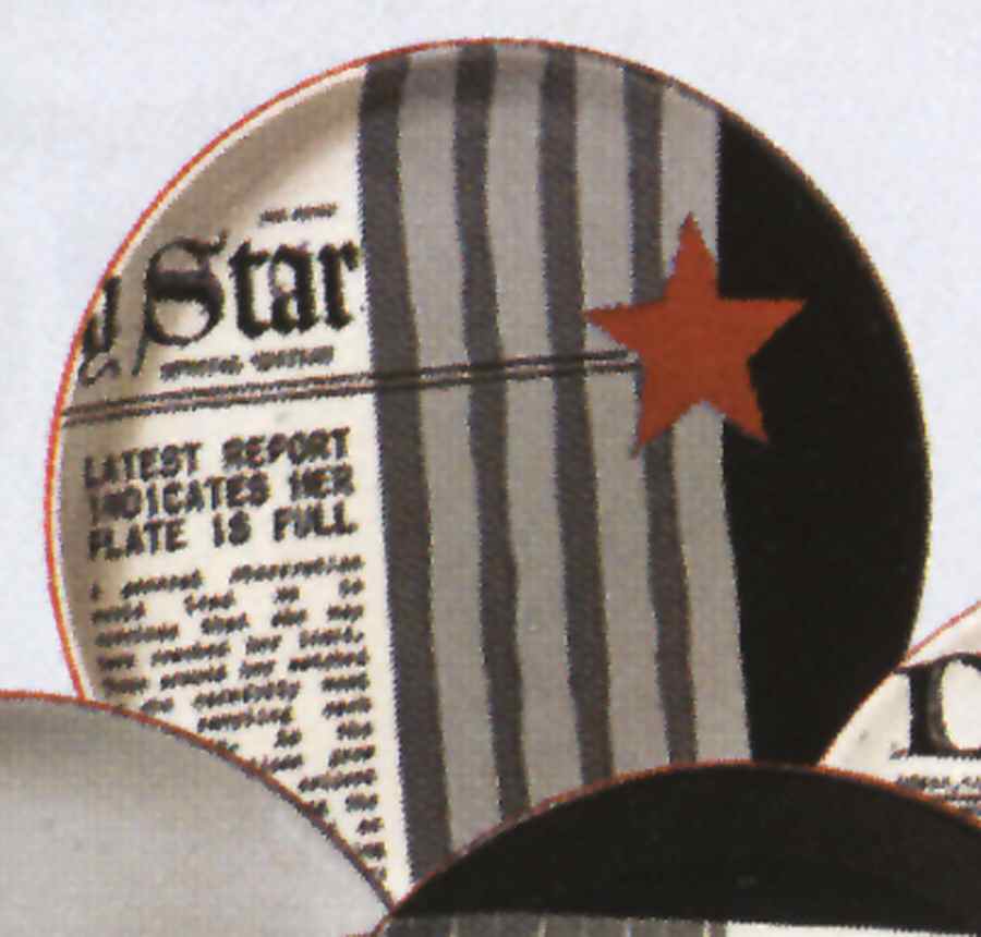 The Daily Star Appetizer Plate by Department 56-1