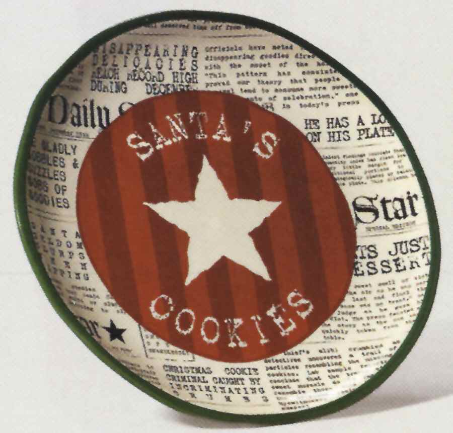 The Daily Star Cookie Plate by Department 56-1