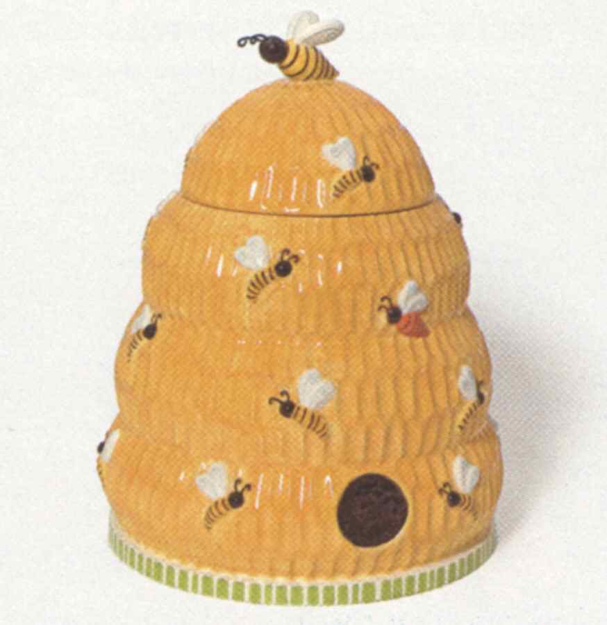 Garden Buzz Figural Cookie Jar & Lid by Department 56-1