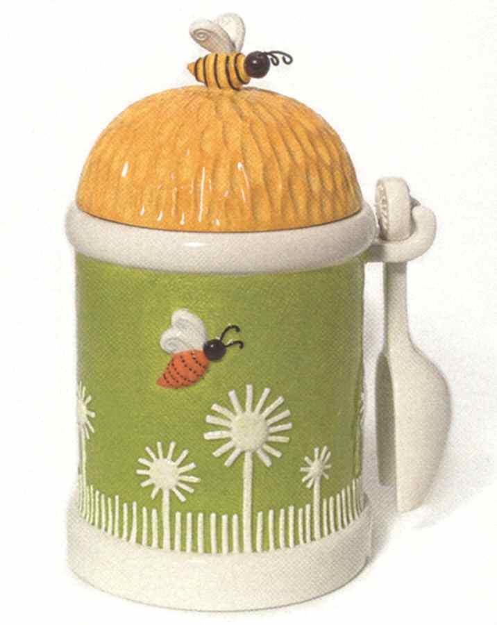 Garden Buzz Coffee Canister with Scoop by Department 56-1