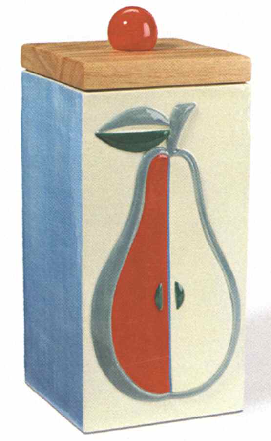 Fresh Cut Medium Square Canister & Wood Lid by Department 56-1