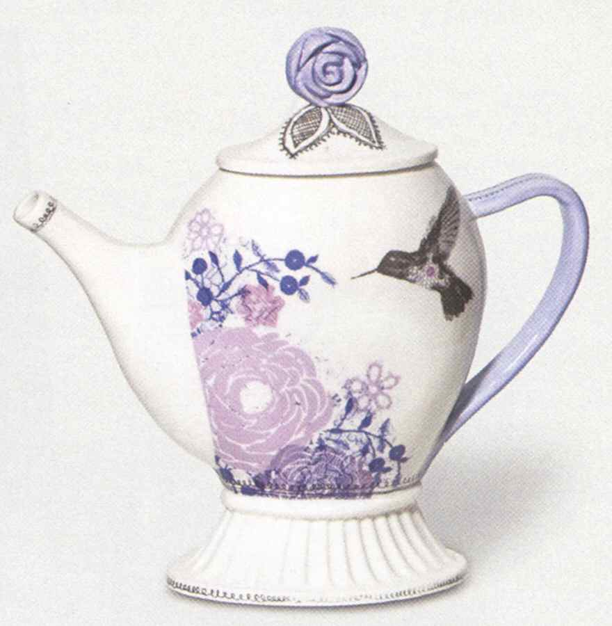 Lavender Bloom Teapot & Lid by Department 56-1