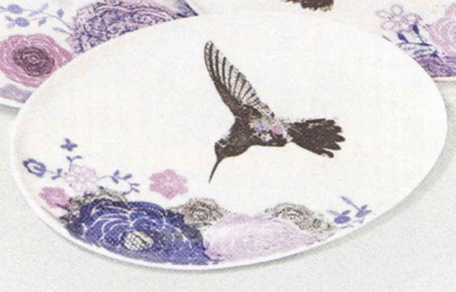 Lavender Bloom Salad Plate by Department 56-1