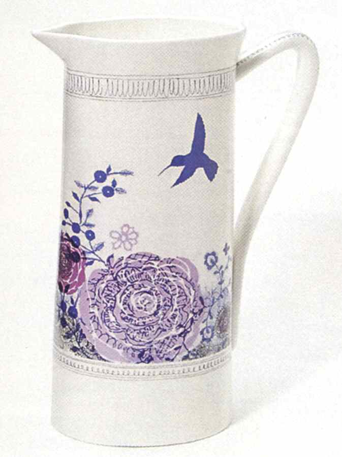 Lavender Bloom Pitcher by Department 56-1