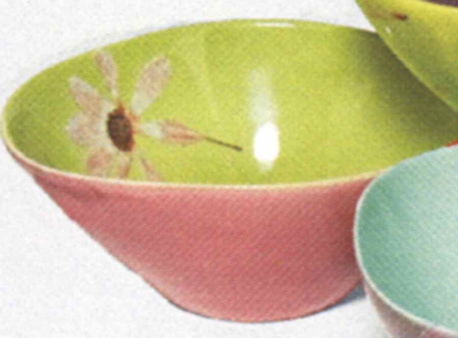 Petals (Tickle Collection) Soup/Cereal Bowl by Department 56-1