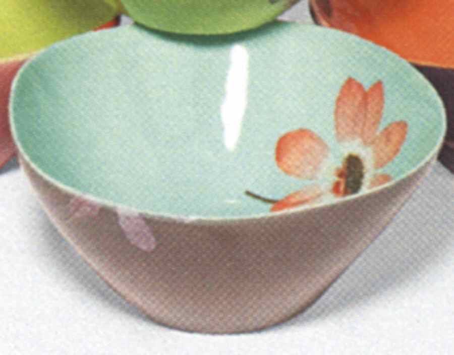 Petals (Tickle Collection) Soup/Cereal Bowl by Department 56-1