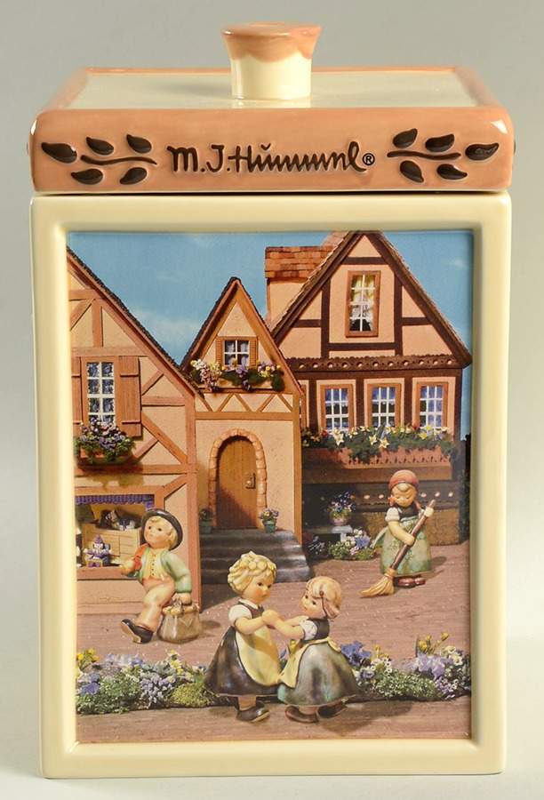 Hummel Canister Collection Extra Large Canister & Lid by Danbury Mint-1