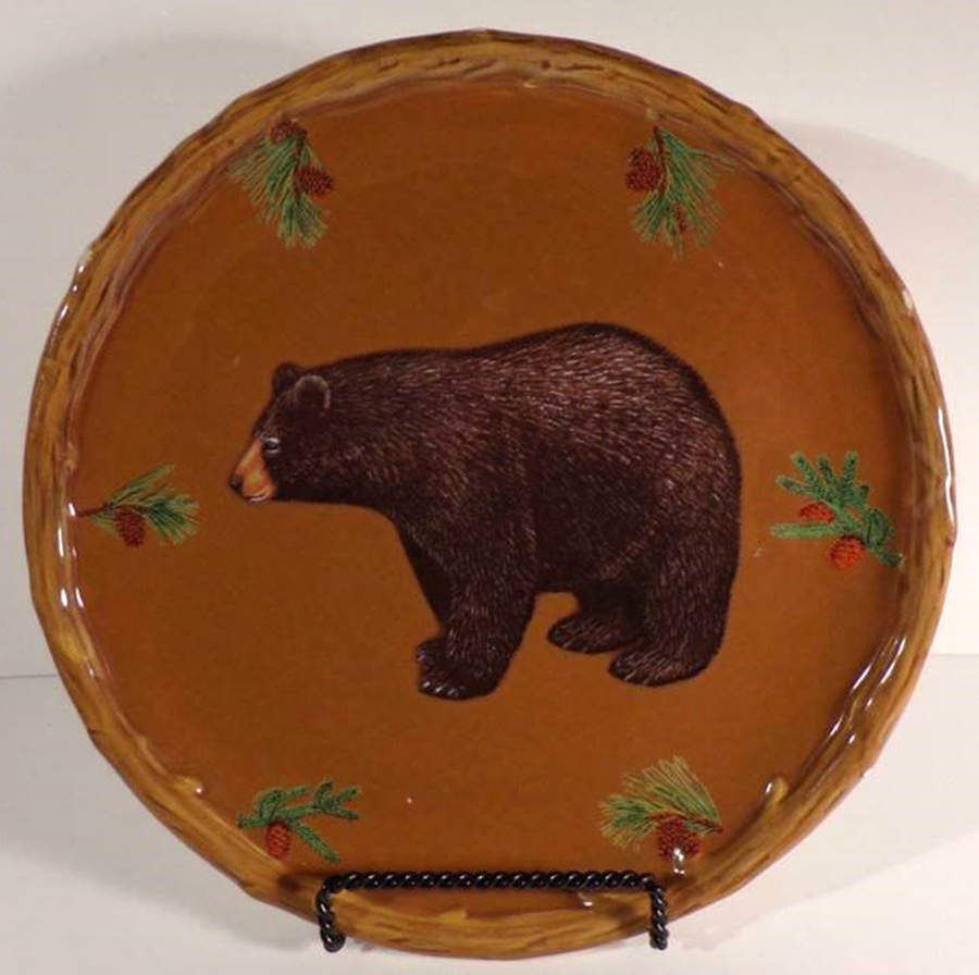 Northern Lodge Luncheon Plate by Dan Morris-1