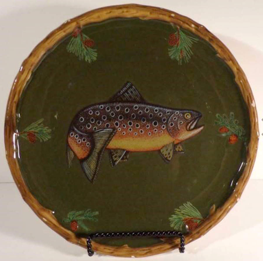 Northern Lodge Luncheon Plate by Dan Morris-1