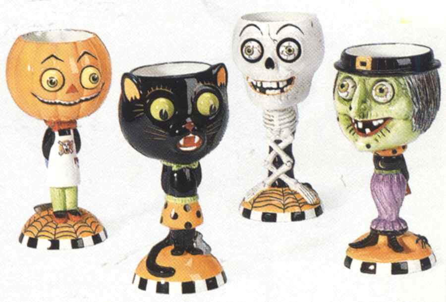 Google Eye China Goblet by Department 56-1