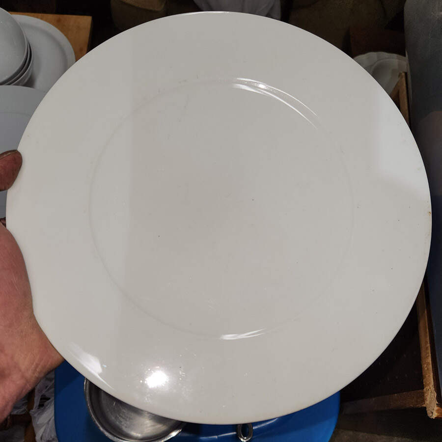Blanc Dinner Plate by Daniel Cremieux-1