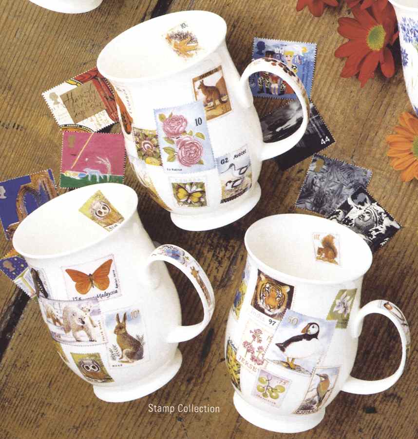 Stamp Collection Mug by Dunoon-1