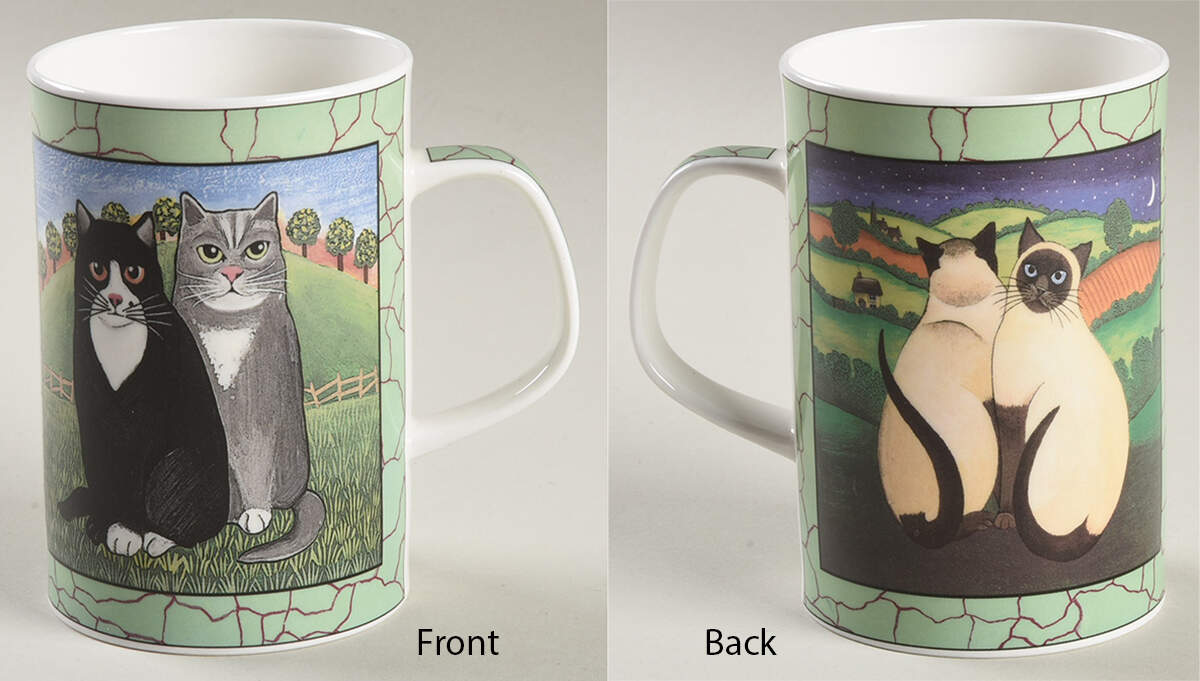 Gallery Cats Mug by Dunoon-1