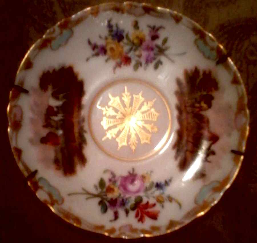 DRE135 Saucer by Dresden (German)-1
