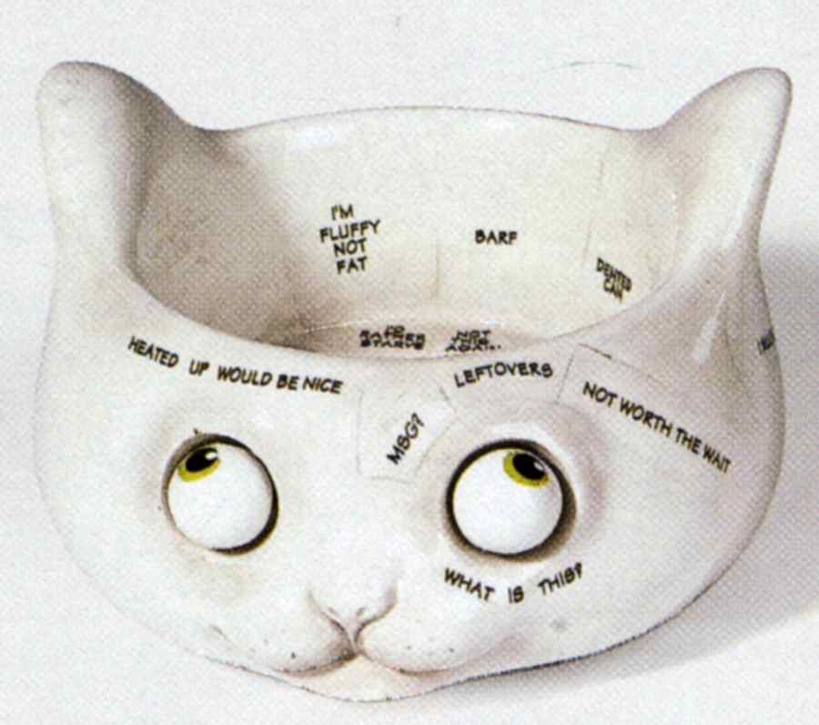 Pet Club Collection Cat Bowl by Department 56-1
