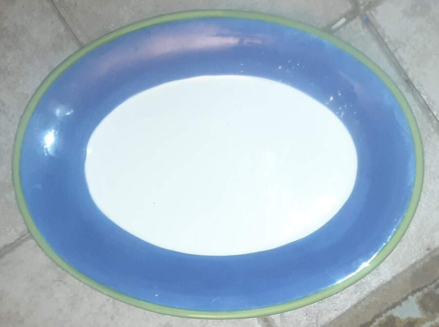 DAN165 18" Oval Serving Platter by Dansk-1