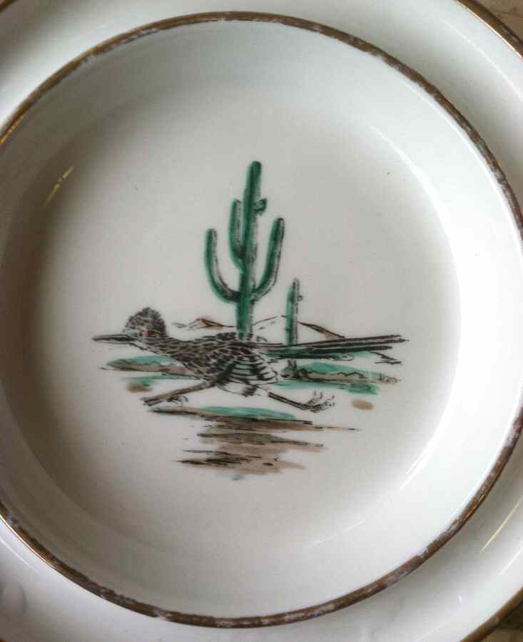 Arizona Roadrunner Salad Plate by Delano Studios-1