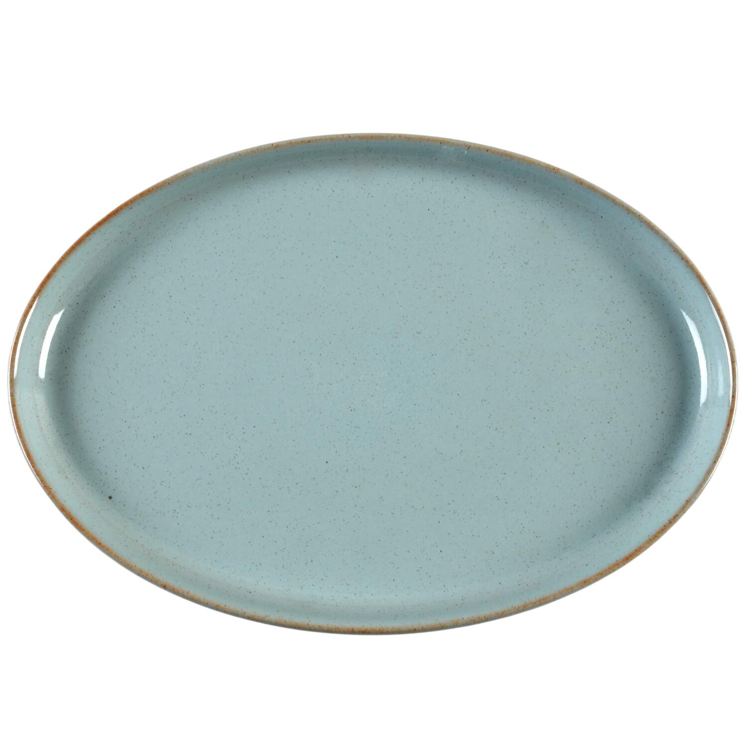Heritage Pavilion 10" Oval Handled Tray by Denby-Langley-1
