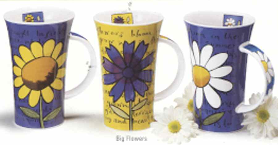 Big Flowers Mug by Dunoon-1