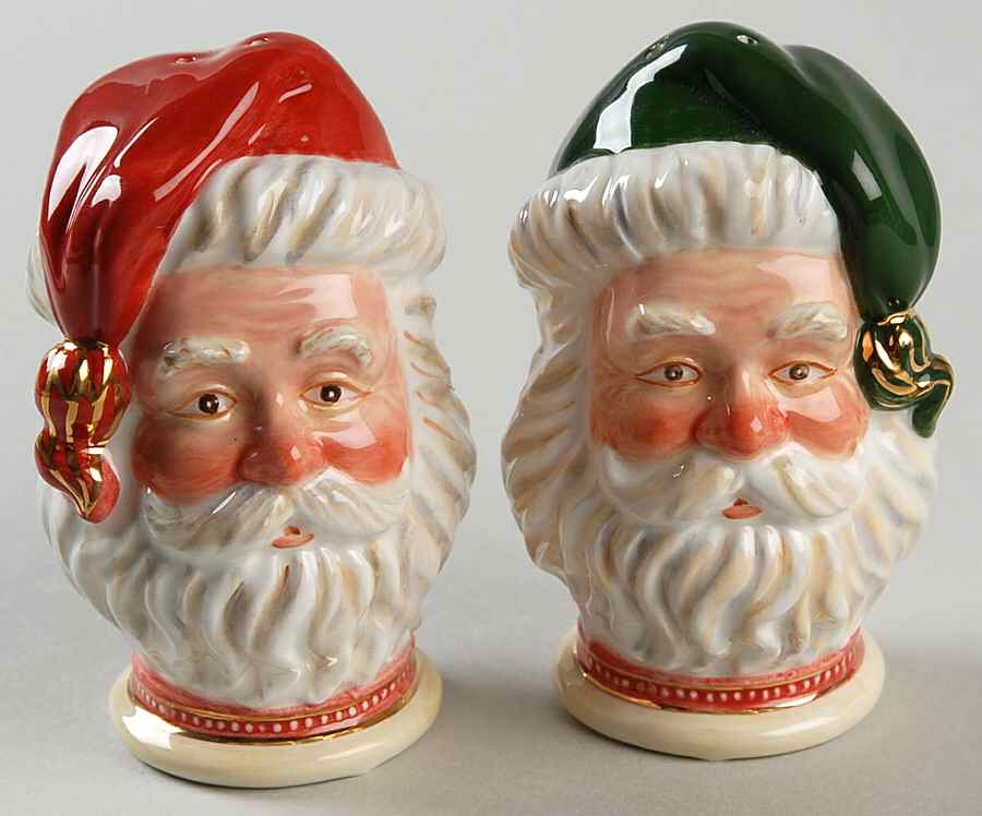 Victorian Santa Salt & Pepper Set by Department 56-1