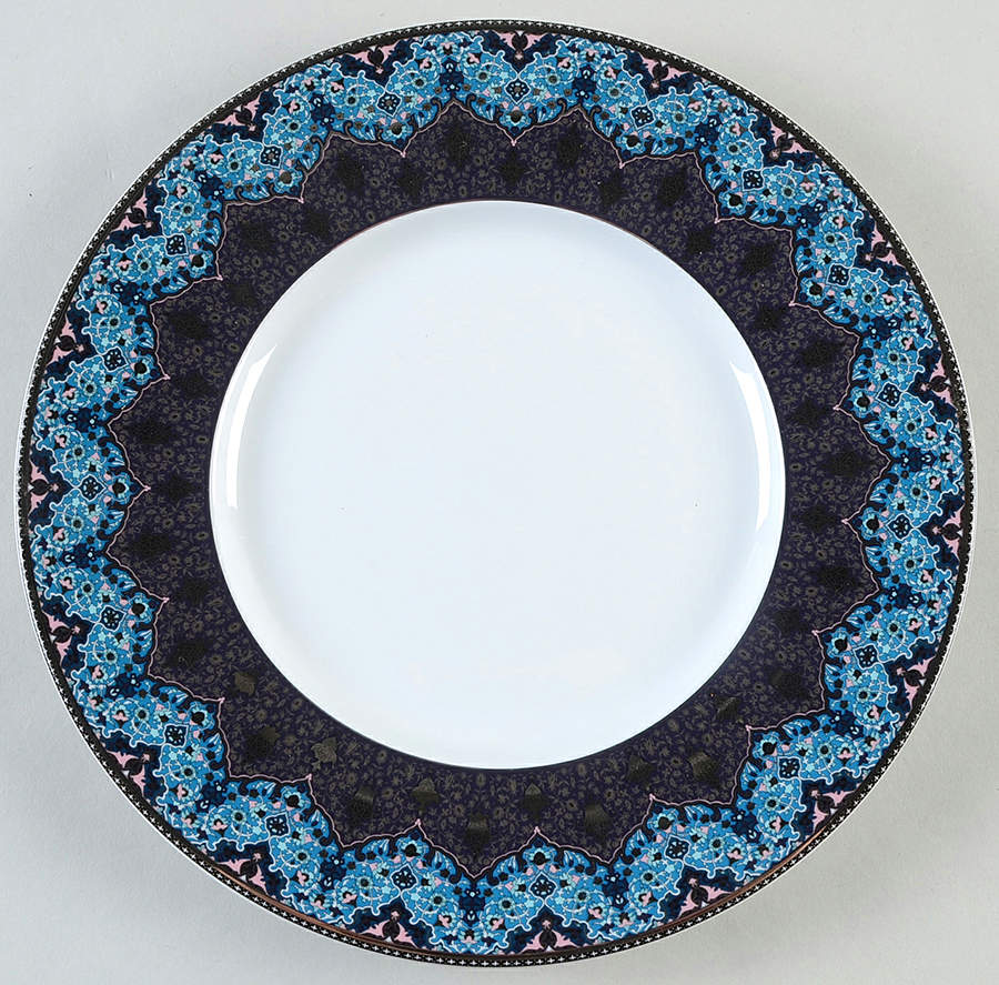 Dhara Peacock Dinner Plate by Philippe Deshoulieres-1