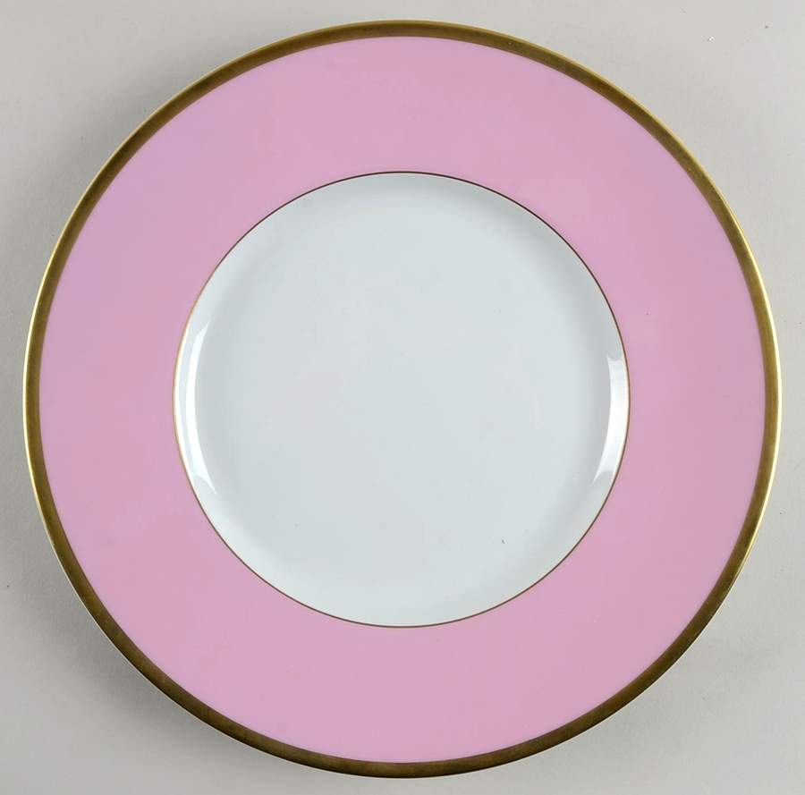 Indiennes Rose Dinner Plate by Philippe Deshoulieres-1