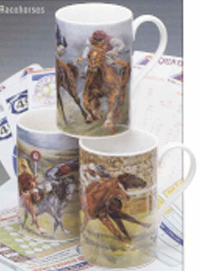 Racehorses Mug by Dunoon-1