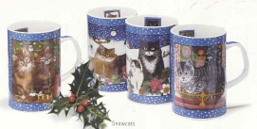 Snowcats Mug by Dunoon-1