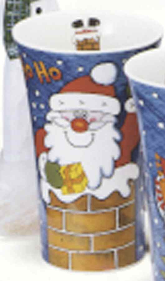 Santa Glencoe Shape Mug by Dunoon-1