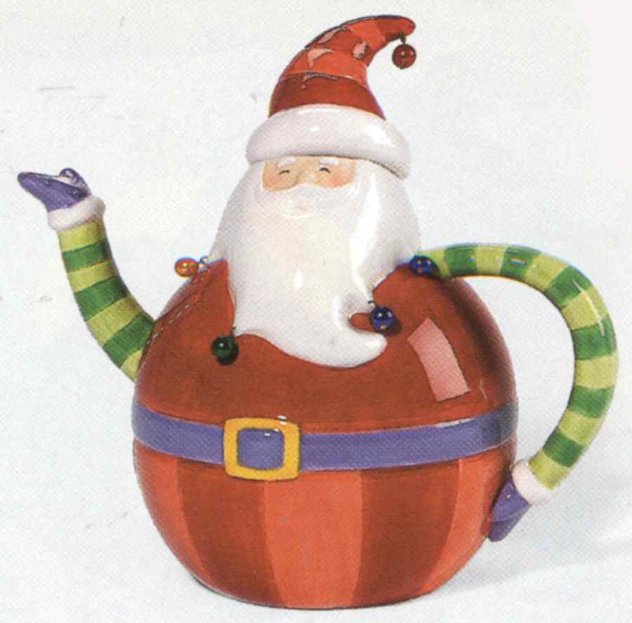 Christmas Glitz Figural Teapot & Lid by Department 56-1