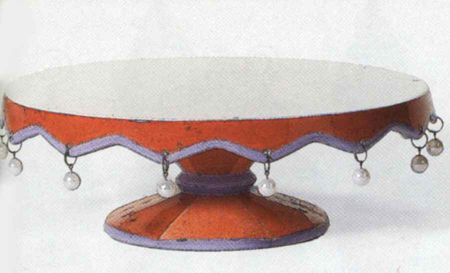 Christmas Glitz 11" Diameter Pedestal Cake Stand by Department 56-1