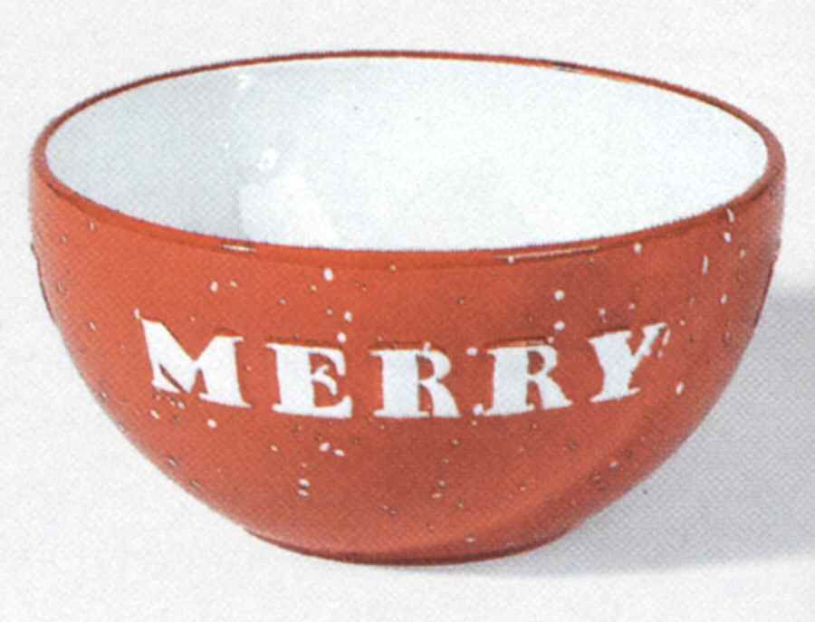 Cozy Christmas Soup/Cereal Bowl by Department 56-1