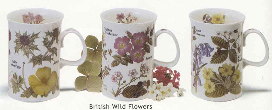 British Wild Flowers Mug by Dunoon-1