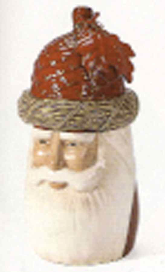 Red Oak Collection Figural Cookie Jar & Lid by Department 56-1