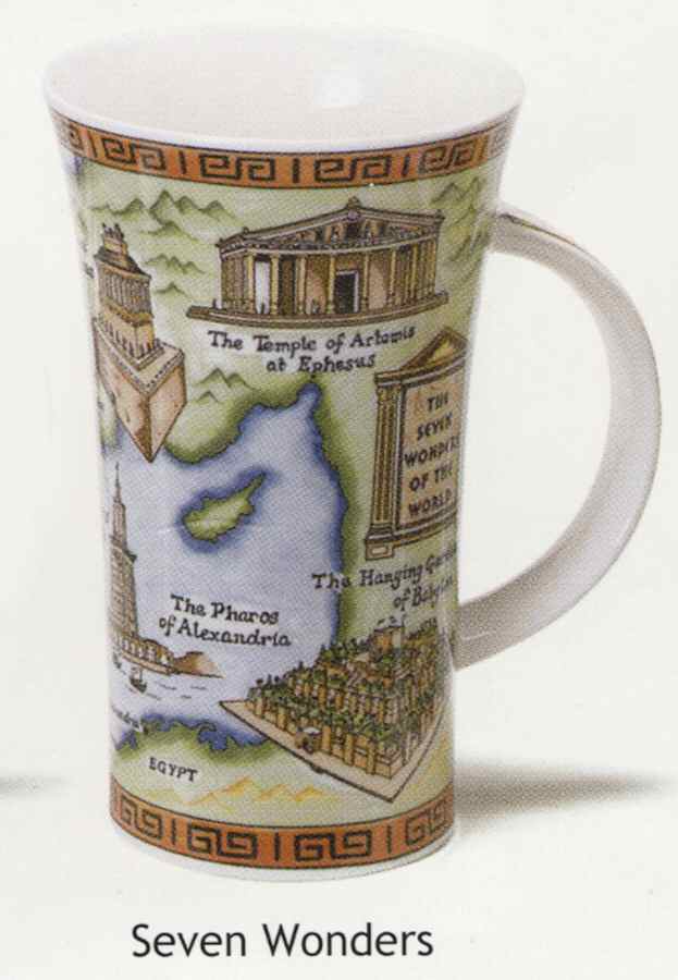 Seven Wonders Mug by Dunoon-1