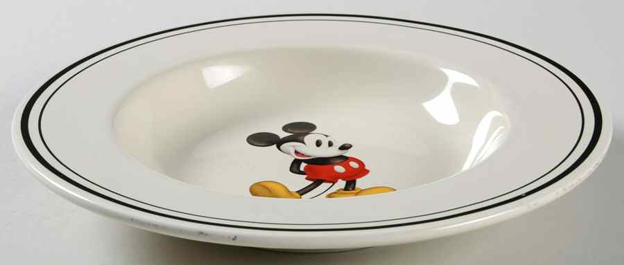 Mickey Mouse Rim Soup Bowl by Disney-1