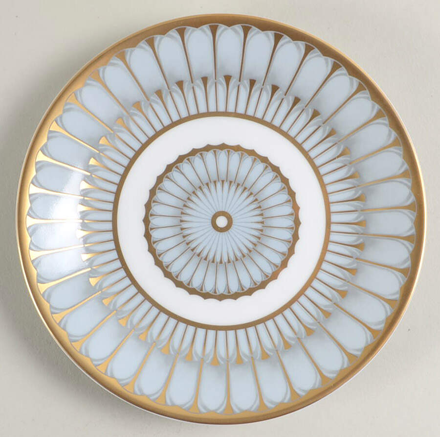 Arcades Grey Gold Bread & Butter Plate by Philippe Deshoulieres-1