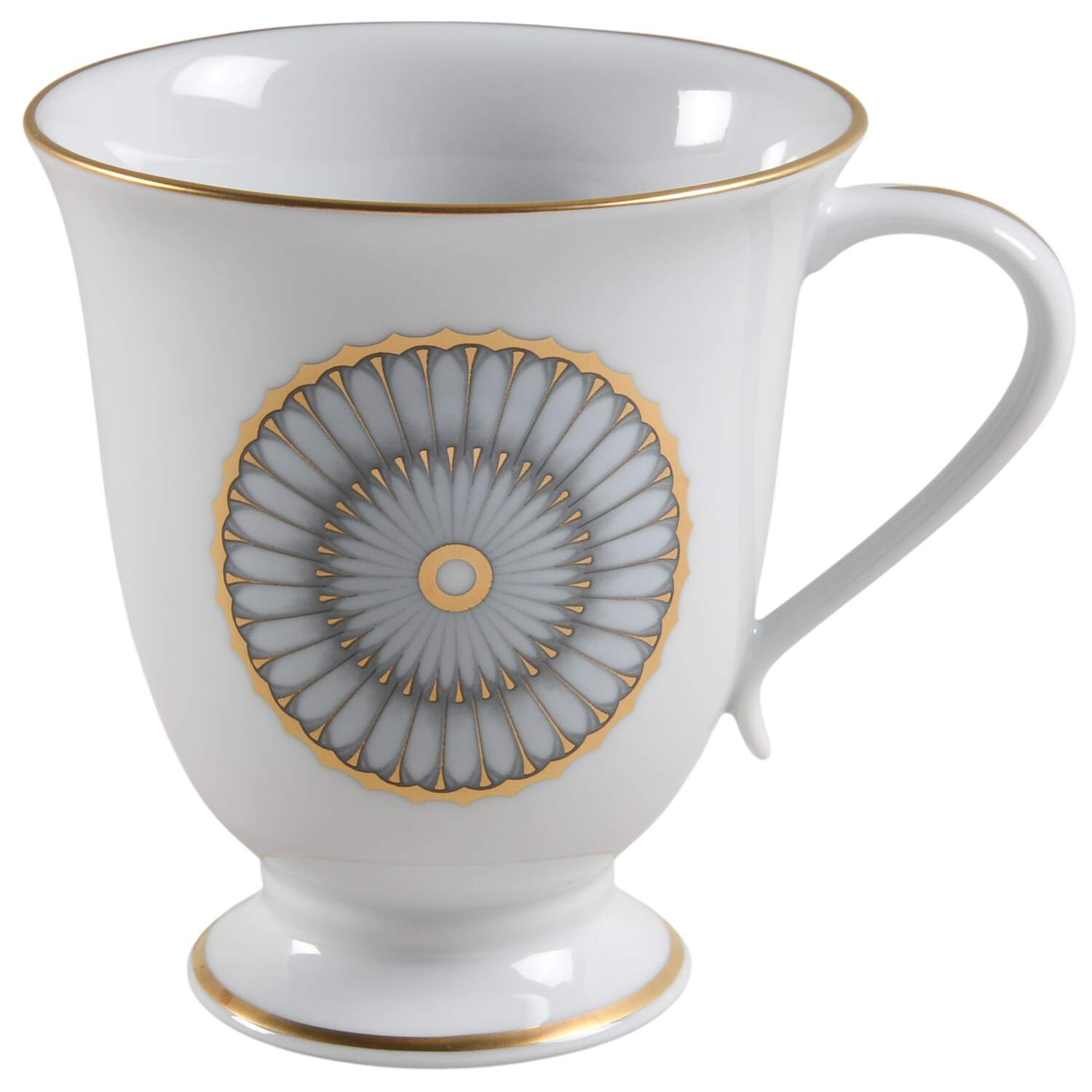 Arcades Grey Gold Mug by Philippe Deshoulieres-1