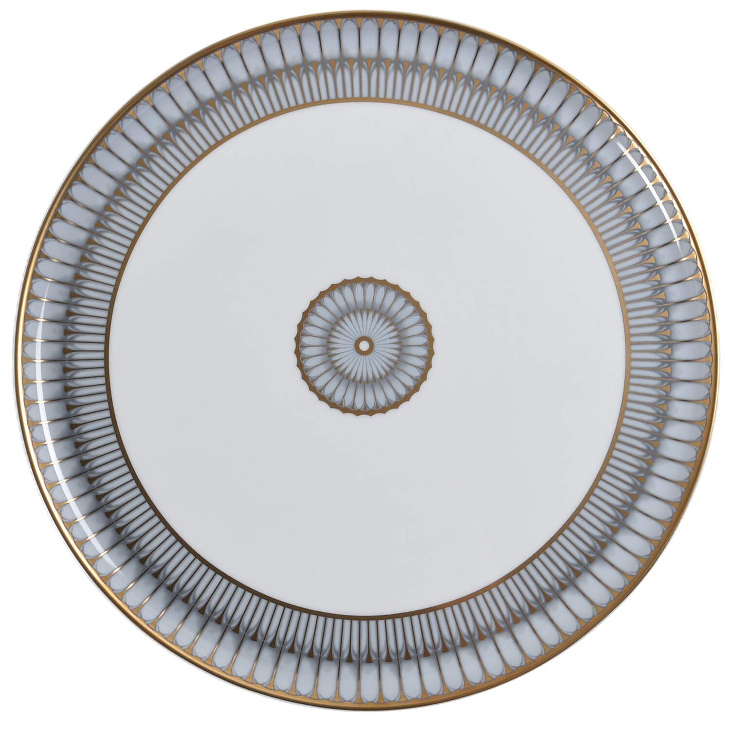 Arcades Grey Gold Cake Plate by Philippe Deshoulieres-1